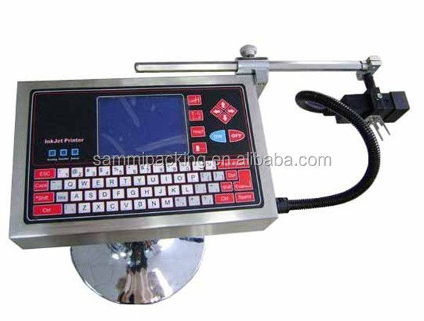 Touch Screen Inkjet Coding Machine with 35 meters/minute Speed and 180° Rotatable Spray-head for Variable Data Printing