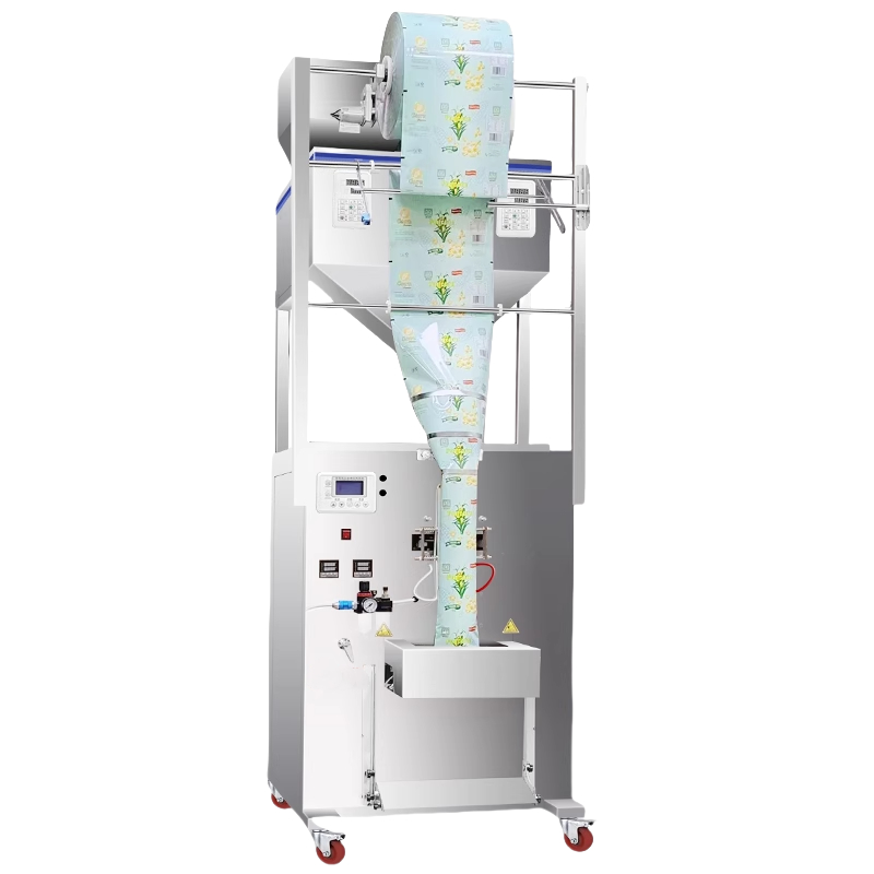 2025 Hot Sale 200-2000g Multifunction Double Head Weighing Packing Machine for Nuts Grains Sugar with CE
