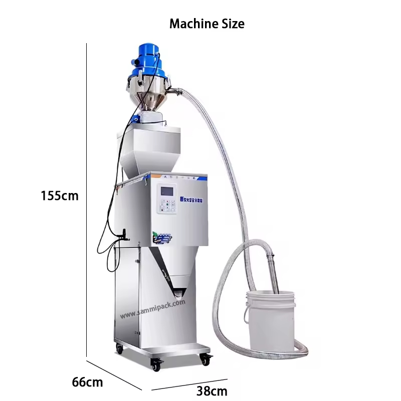 New Arrivals Multi-Function Automatic Feeding 50-3000g Rice Powder Filling Machine Weighing and Packaging for Food Commodity
