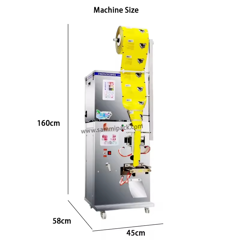 Hot Selling Easy to Operation Setting Automatic 3 Side Seal Tea Bag Coffee Sugar Stick Packing Machine