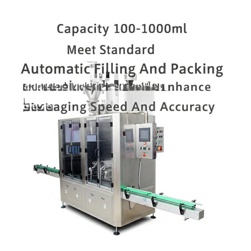Capacity 100-1000ml Meet Standard Automatic Filling And Packing Machine Designed To Enhance Packaging Speed And Accuracy