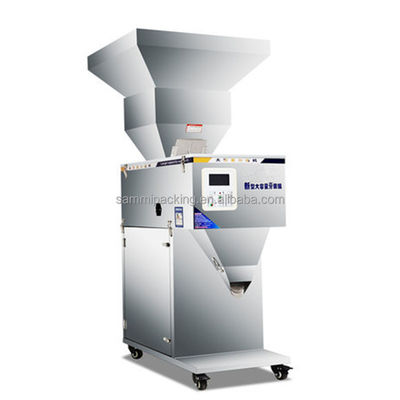 Coffee Bean Granule Tea Weighing Machine , Vibration Automatic Powder Filling Machine