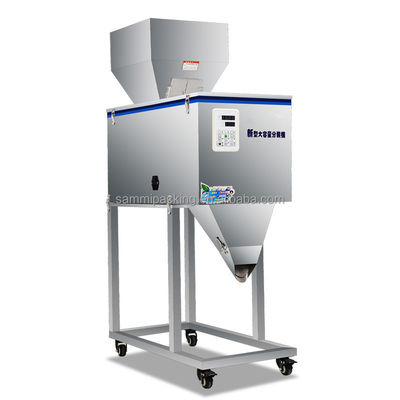 3000g Large Funnel Tea Weighing Machine , Grain Seed powder weigh filling machine