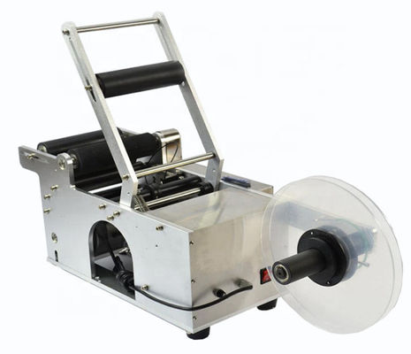 Adhesive Stickers Packaging Labeling Machine Semi Automatic For Food Beverage
