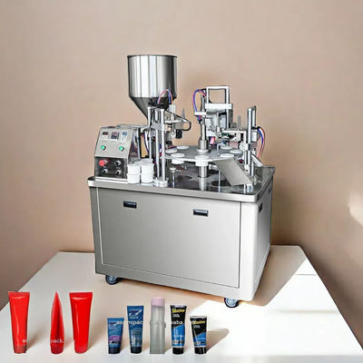 Automatic Plastic Tube Filling Sealing Machine For Hair Cream And Toothpaste
