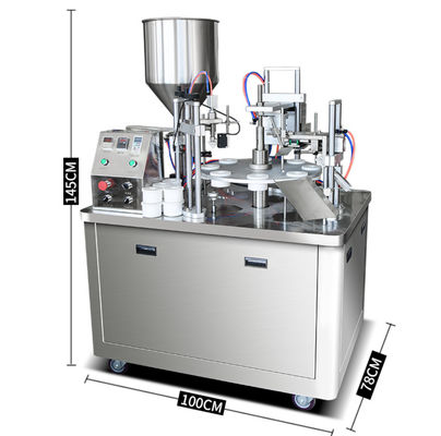 Ultrasonic Toothpaste Plastic Automatic Tube Filling Sealing Machine