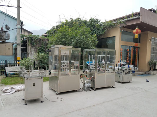 Sammipack Automatic Bottle Filling Capping Labeling Production Line