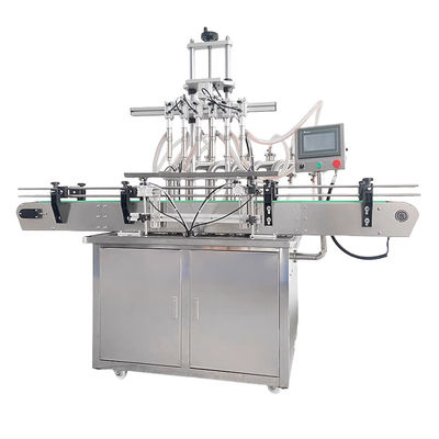 Automatic Production Machine Bottle Liquid Filling Capping Labeling Line Stainless Steel Oil Filler Machine Lip Oil Milk Carton