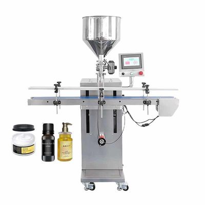 High Quality Automatic Vertical Paste Filling Machine Cream Hot Sauce Ketchup Filling Machine with Conveyor and Touch Screen
