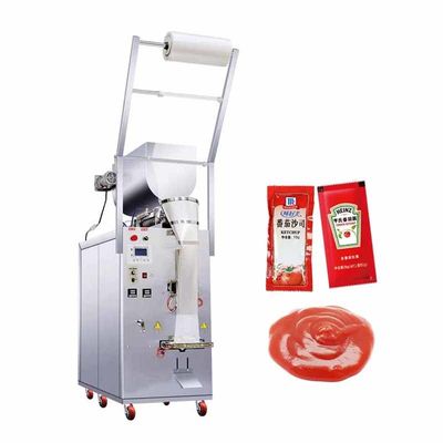 4 Side Seal Sachet Food Application Pouch Packaging Small Bag Liquid Sauce Ketchup Packing Machine 220V/50HZ
