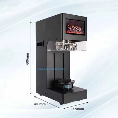 Touch Screen Intelligent Can Seaming Machine Pet Tuna Can Sealer Soda Pop Canning Machine Plastic Can Sealing Machine