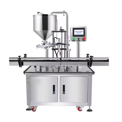 Easy Operation Fully Automatic Servo Rotor Pump Paste Liquid Filling Machine for Honey Viscous Liquid Peanut Butter Ketchup