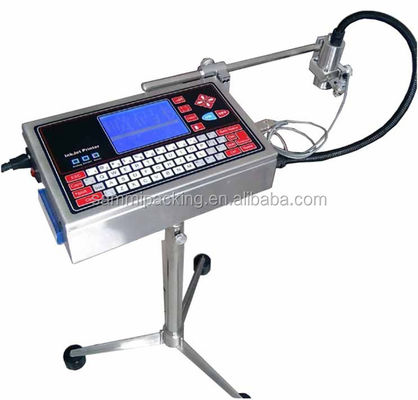 Touch Screen Inkjet Coding Machine with 35 meters/minute Speed and 180° Rotatable Spray-head for Variable Data Printing