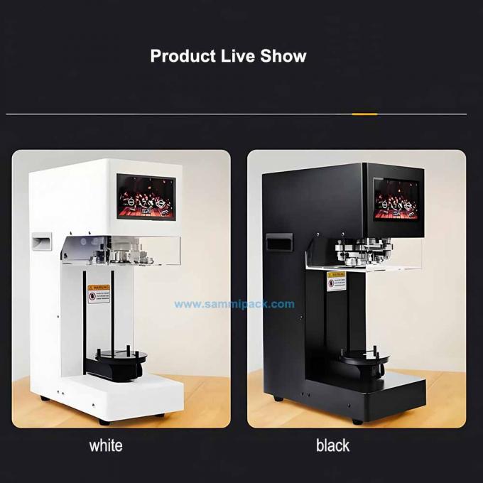 Aluminium PET Cans Beverage Semi-Automatic Tin Can Juice Soft Drinks Making Canning Sealing Machine 3