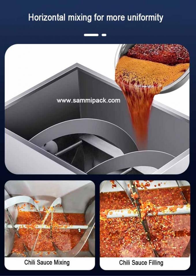 4 Side Seal Sachet Food Application Pouch Packaging Small Bag Liquid Sauce Ketchup Packing Machine 220V/50HZ 6