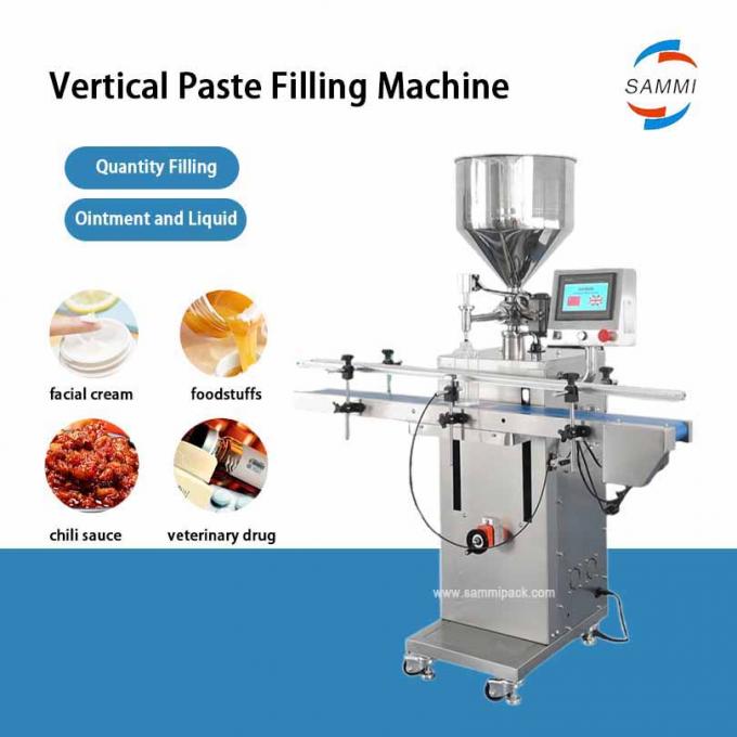 220V Custom Automatic Servo Cream Shampoo Lotion Peanut Butter Filling Machine For All Liquid Products 0