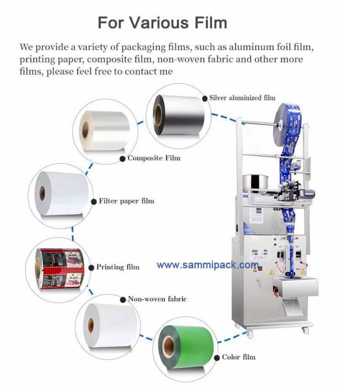 120.000 Kg Single Gross Weight Paper Packaging Material Tea Powder Packing Machine With Hot Stamp Coder 2