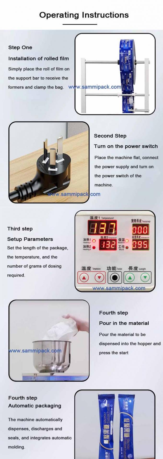 120.000 Kg Single Gross Weight Paper Packaging Material Tea Powder Packing Machine With Hot Stamp Coder 6
