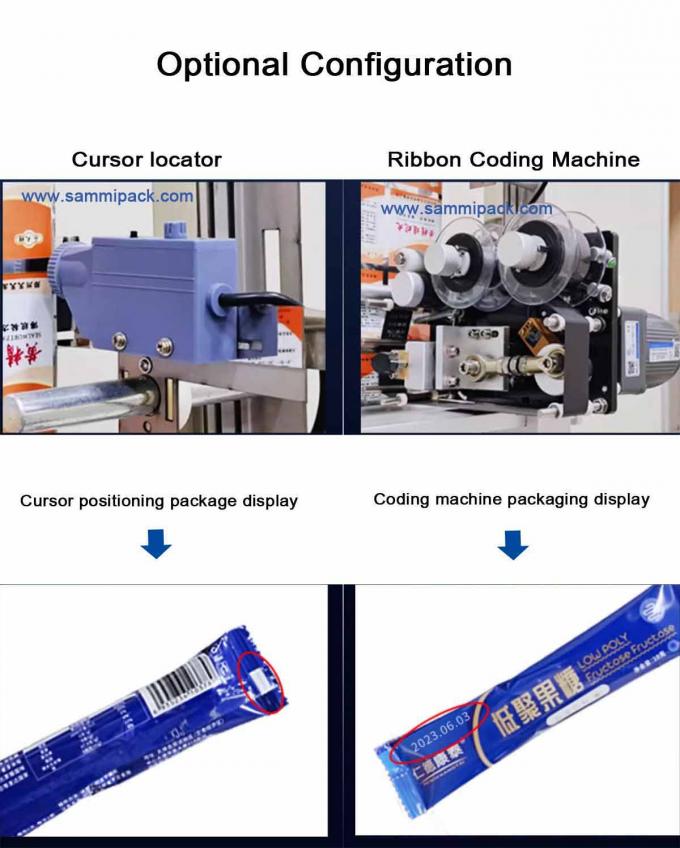 120.000 Kg Single Gross Weight Paper Packaging Material Tea Powder Packing Machine With Hot Stamp Coder 4