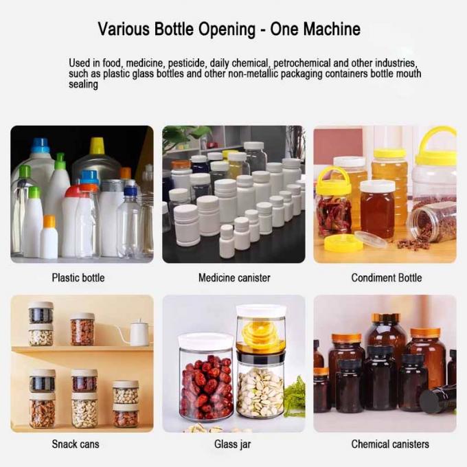 Aluminum Foil Bottle Sealer For Sealing Diameter 20-160mm Of Beverage Cans Barrels Paper Glass Packaging Gear 6