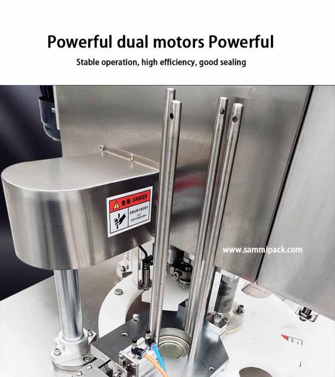 Automatic Can Sealing Machine For Beverage Packaging Factory E-commerce Assembly Line Canned Beer Soda Luncheon Meat 4