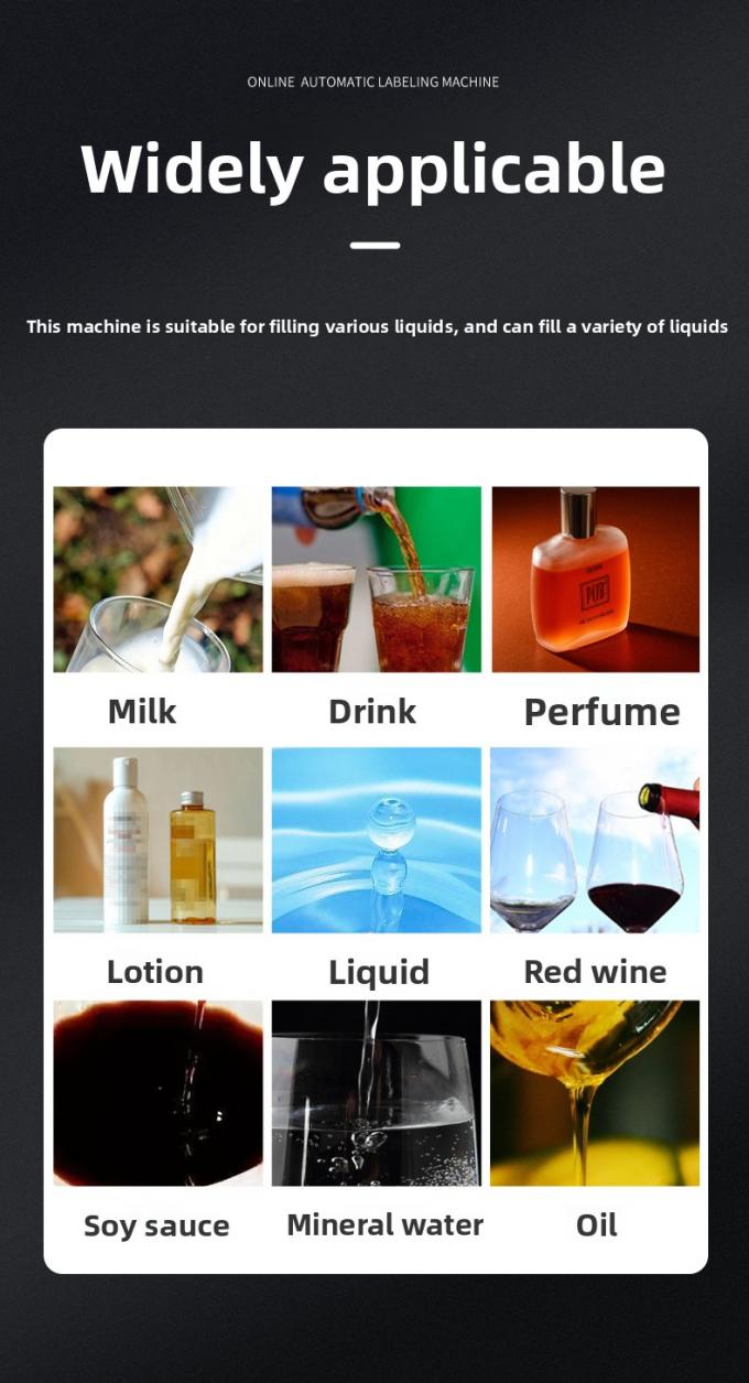 High Speed Automatic Desktop 4 Head Magnetic Pump Liquid Filling Capping Machine for Water Beverage Automatic Filling Capping 5