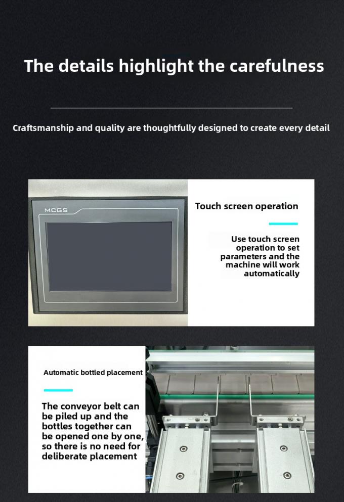 High Speed Automatic Desktop 4 Head Magnetic Pump Liquid Filling Capping Machine for Water Beverage Automatic Filling Capping 7