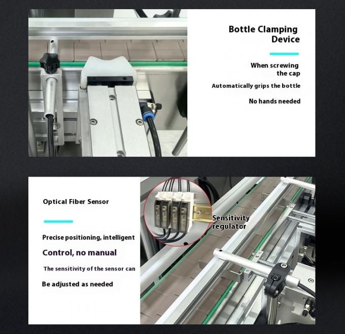 High Speed Automatic Desktop 4 Head Magnetic Pump Liquid Filling Capping Machine for Water Beverage Automatic Filling Capping 8