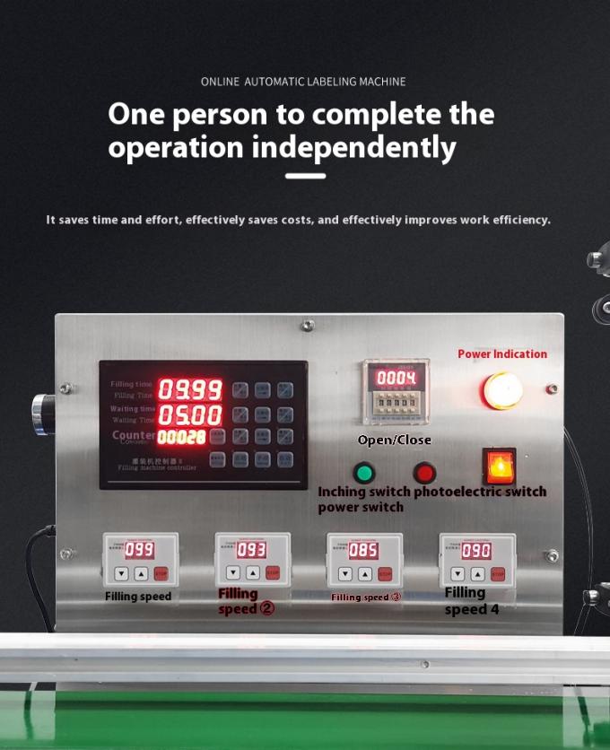 Simple Operation Automatic Four Head Filling Machine Oral Liquid Filling Machine for Milk Juice Soy Sauce Vinegar 2