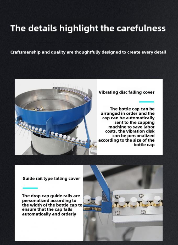 High Speed Automatic Production Line for Perfume Nozzle Tying and Plastic Bottle Cap Pressing Capping Machine 7