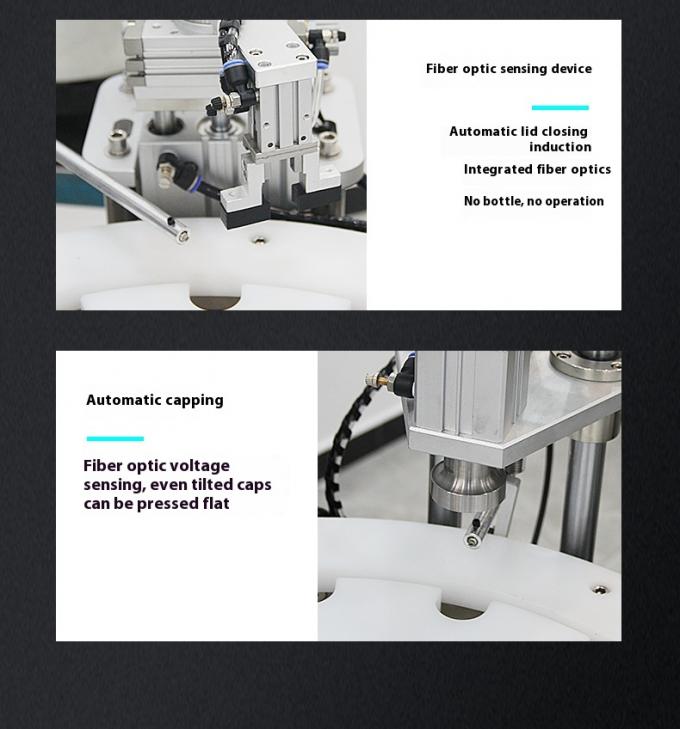 High Speed Automatic Production Line for Perfume Nozzle Tying and Plastic Bottle Cap Pressing Capping Machine 9