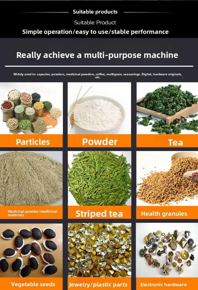 High Efficiency Spiral Back Seal Packing Machine for Granule Powder Herbal Dried Fruit Sunflower Seeds Goji in Plastic Bags 9