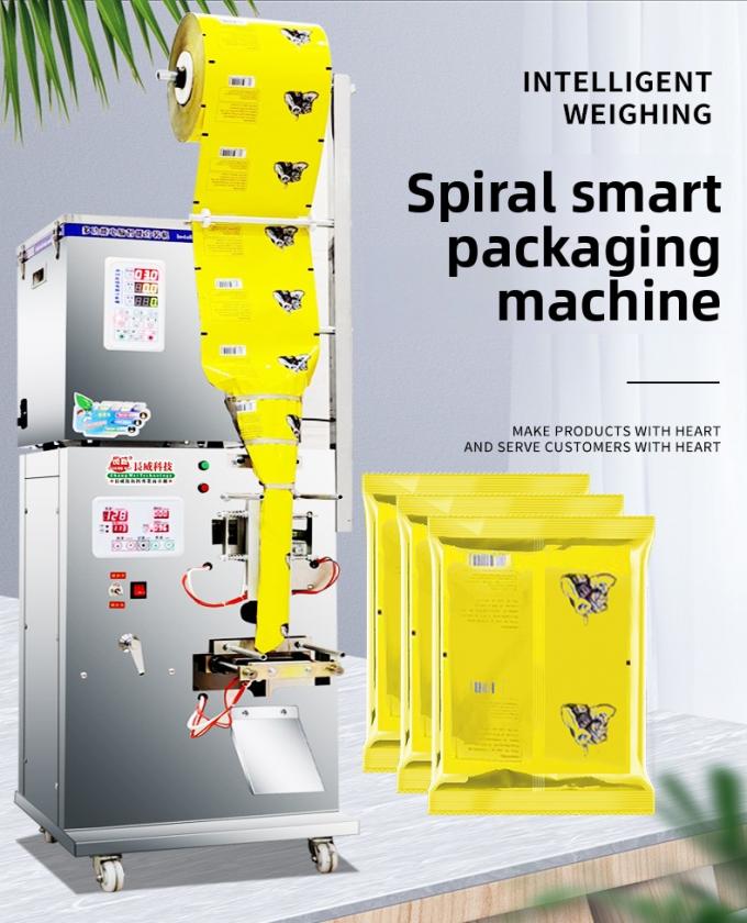 High Efficiency Spiral Back Seal Packing Machine for Granule Powder Herbal Dried Fruit Sunflower Seeds Goji in Plastic Bags 8