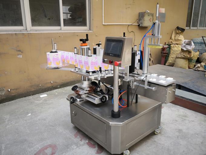 Automatic Double-Sided Laundry Detergent Labeling Machine Semi-Automatic Square Bottle Labeling Machinery 0