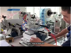 No Air Bubble Packaging Labeling Machine Flat Surface With Date Printer