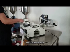 Semi-Automatic Adhesive Sticker Labeling Machine For Round Bottles