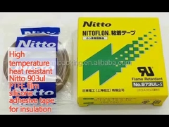 High temperature heat resistant Nitto 903ul PTFE film silicone adhesive tape for insulation