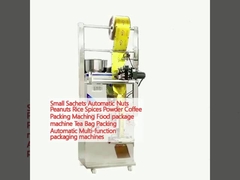 Small Sachets Automatic Nuts Peanuts Rice Spices Powder Coffee Packing Maching Food package machine Tea Bag Packing Automatic Multi-function packaging machines